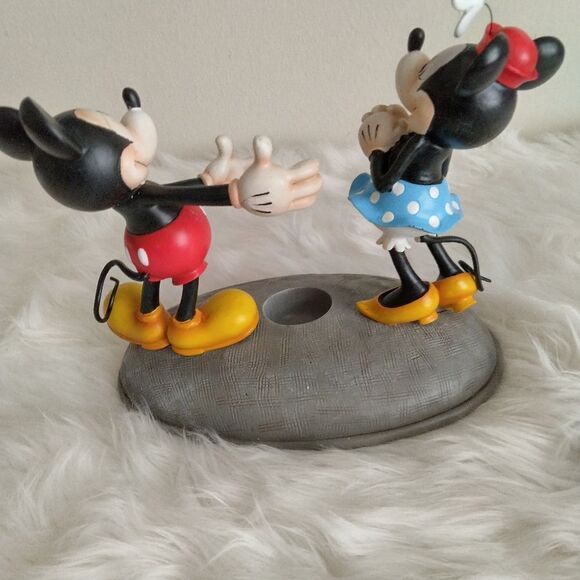 New Rare Hallmark flowers Disney Mickey & Minnie Mouse limited Edition figurine - Picture 2 of 5